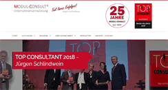 Desktop Screenshot of modul-consult.de
