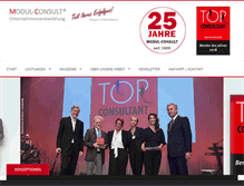 Tablet Screenshot of modul-consult.de